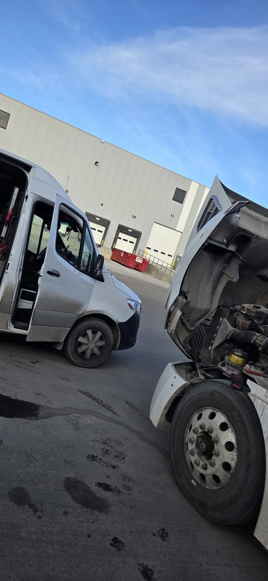 On-site semi truck engine repair in Calgary, Alberta